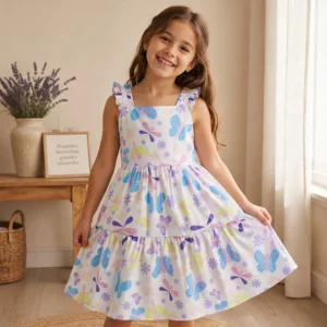 Vestido Mariposas Pastel